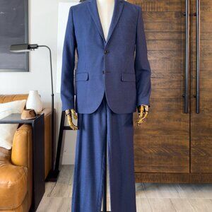 Navy Zara Suit 40R + 33R